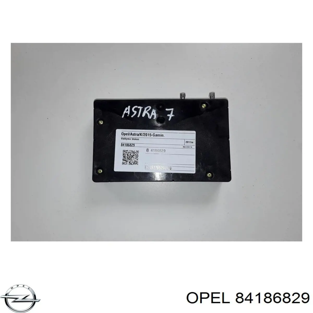 Do koszyka 84186829 Opel Linka hamulca ręcznego tylna lewa