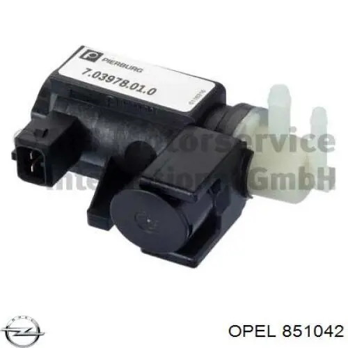 Do koszyka 851042 Opel Przetwornik ciśnienia (solenoid) doładowania