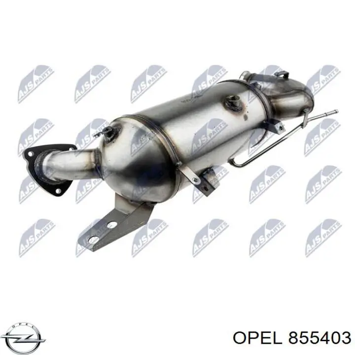 855403 Opel Filtr cząstek stałych układu wydechowego