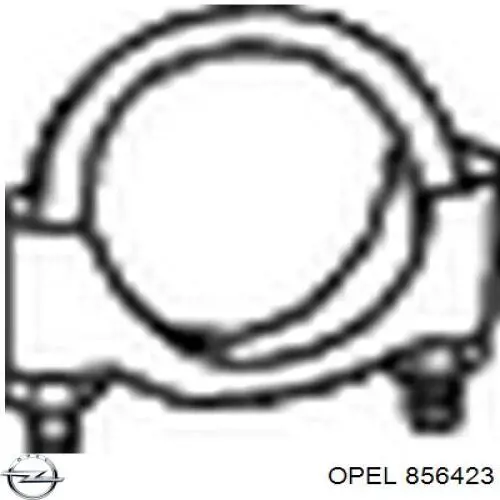 Do koszyka 856423 Opel Poduszka mocowania tłumika