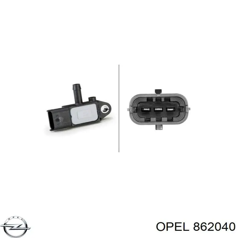 Do koszyka 862040 Opel Czujnik ciśnienia spalin