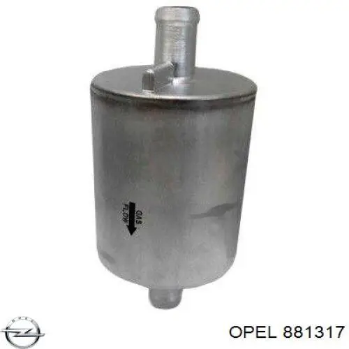 Filtr paliwa Opel 881317 cena, od 50,36 USD