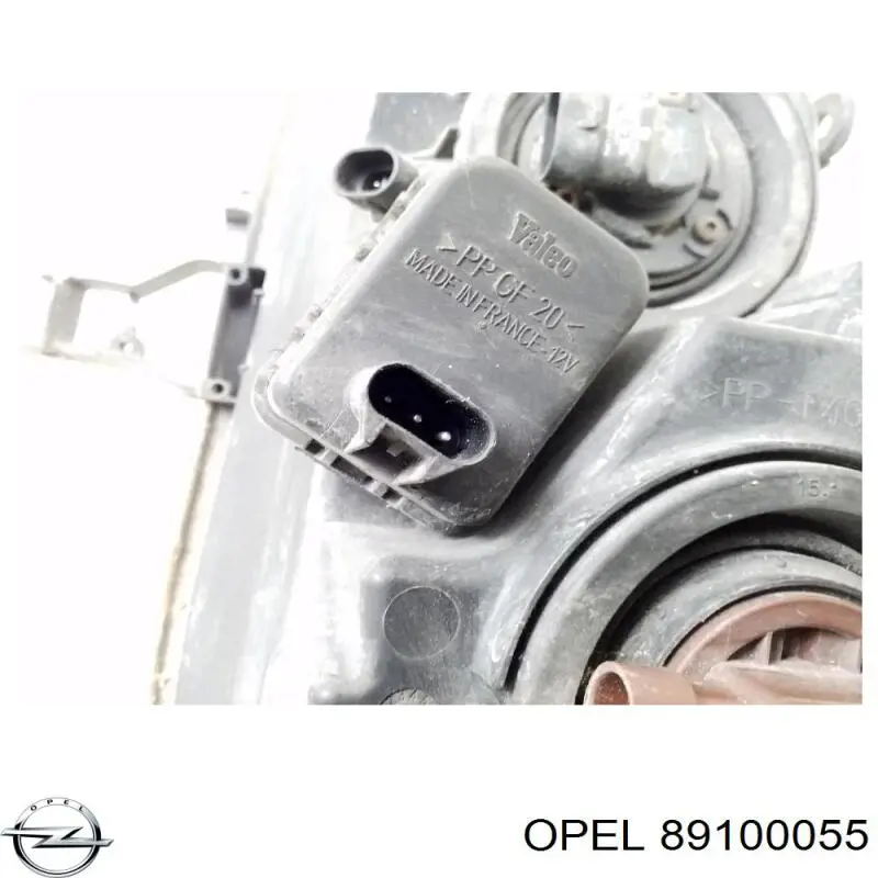 Do koszyka 89100055 Opel Reflektor prawy