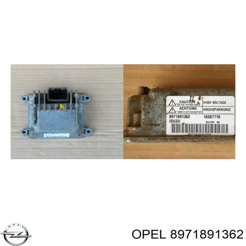 Do koszyka 98293158 General Motors Sterownik pompy paliwa