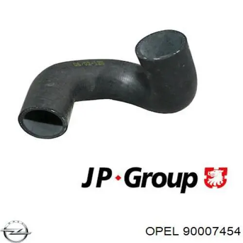 Przewód (króciec) chłodnicy górny Opel 90007454 cena, od 12,28 USD