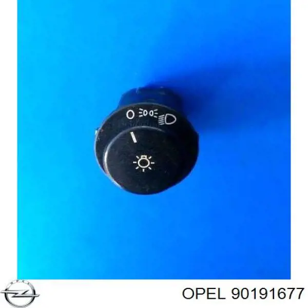 Przełącznik światła reflektorów na "torpedo" 90191677 Opel