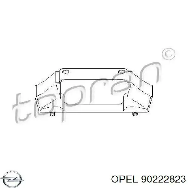 Poduszka (podpora skrzyni biegów) Opel 90222823 cena, od 27,31 USD