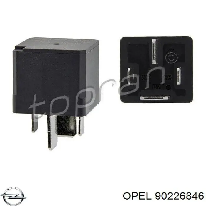 Przekaźnik pompy paliwa elektrycznej Opel 90226846 cena, od 11,12 USD