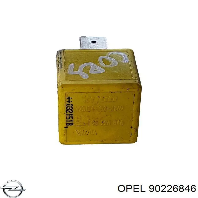 90226846 Opel Przekaźnik pompy paliwa elektrycznej