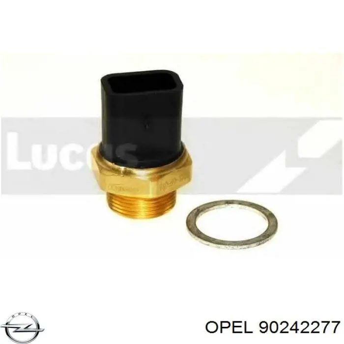 Czujnik temperatury płynu chłodzącego (włączenia wentylatora chłodnicy) 90242277 Opel