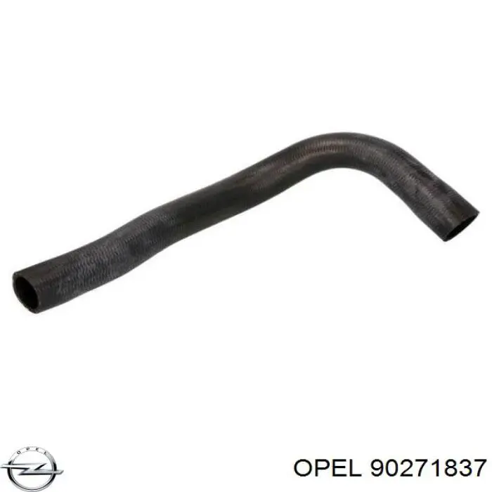 Do koszyka 90271837 Opel Przewód (króciec) chłodnicy górny