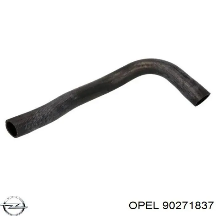 Przewód (króciec) chłodnicy górny 90271837 Opel
