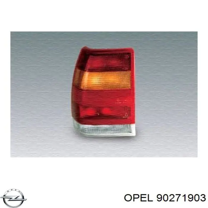 Lampa zespolona tylna lewa do Opel Omega A 16, 17, 19