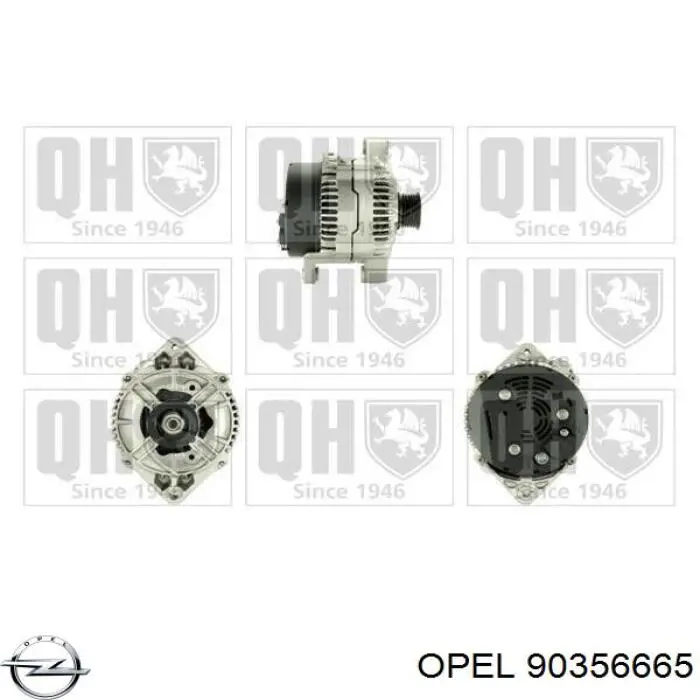 90356665 Opel Alternator
