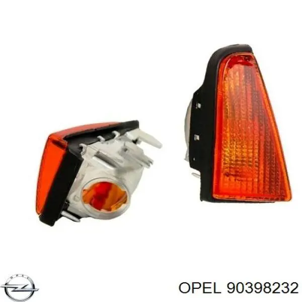 Kierunkowskaz prawy Opel 1226000 cena, od 39,16 USD