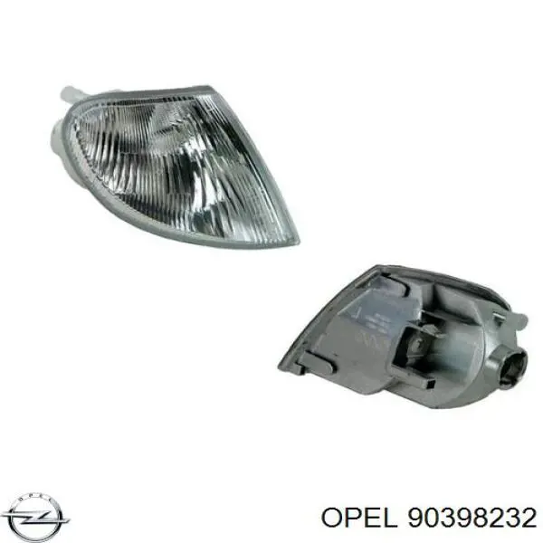 Kierunkowskaz prawy Opel 1226000 cena, od 39,16 USD