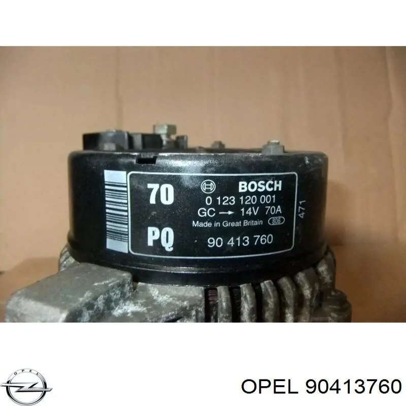 Alternator Opel 90413760 cena, od 88,89 USD