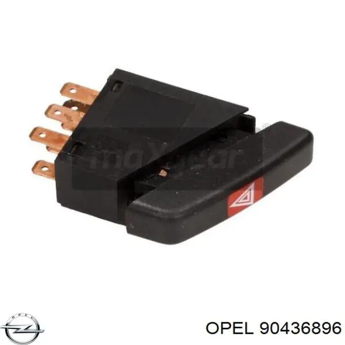 Do koszyka Przycisk włączania światła awaryjnego Opel Combo B 