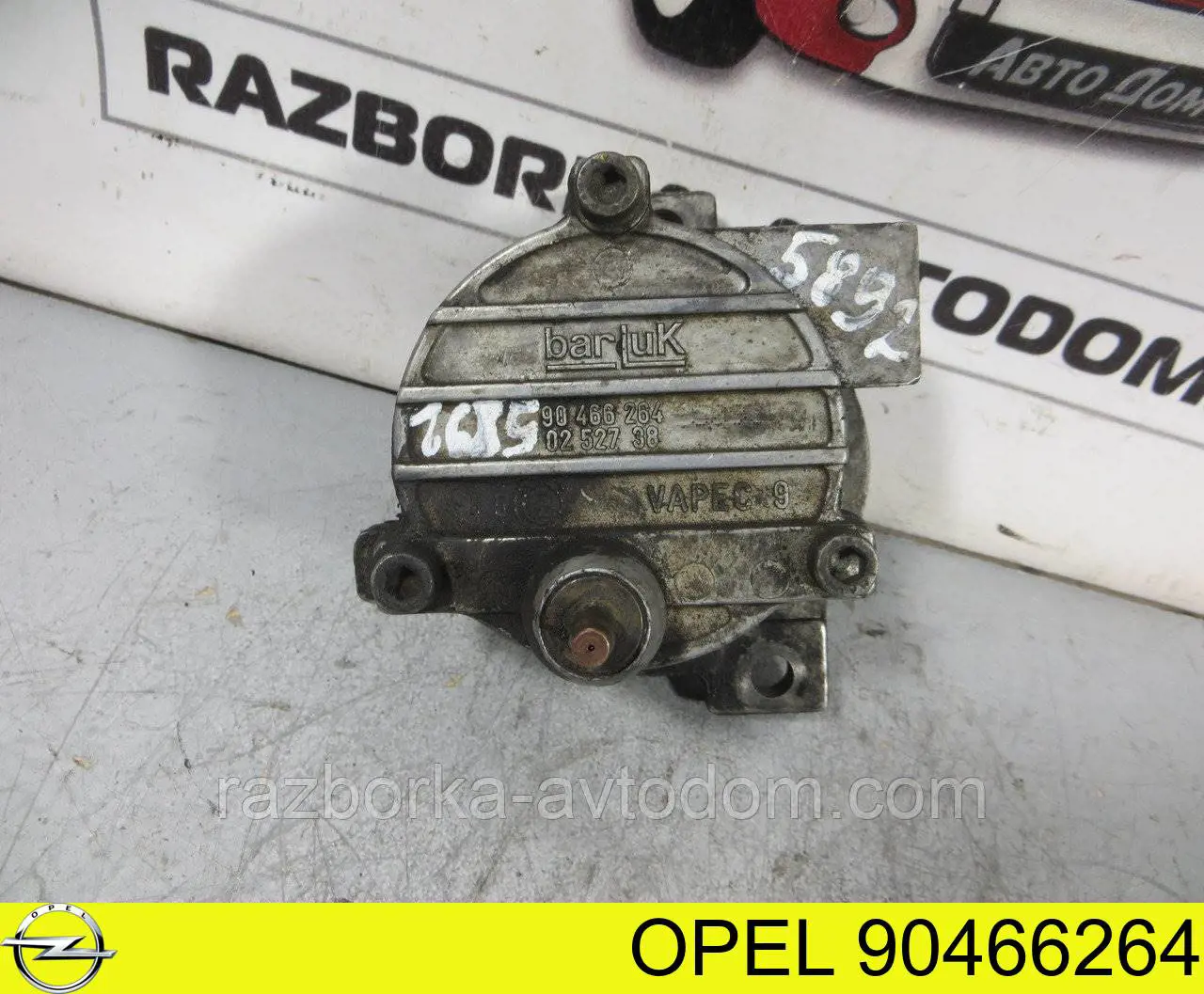 Pompa podciśnienia do Opel Kadett E 35, 36, 45, 46