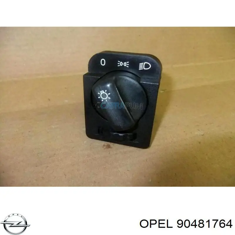 Przełącznik światła reflektorów na "torpedo" Opel 90481764 cena, od 37,46 USD