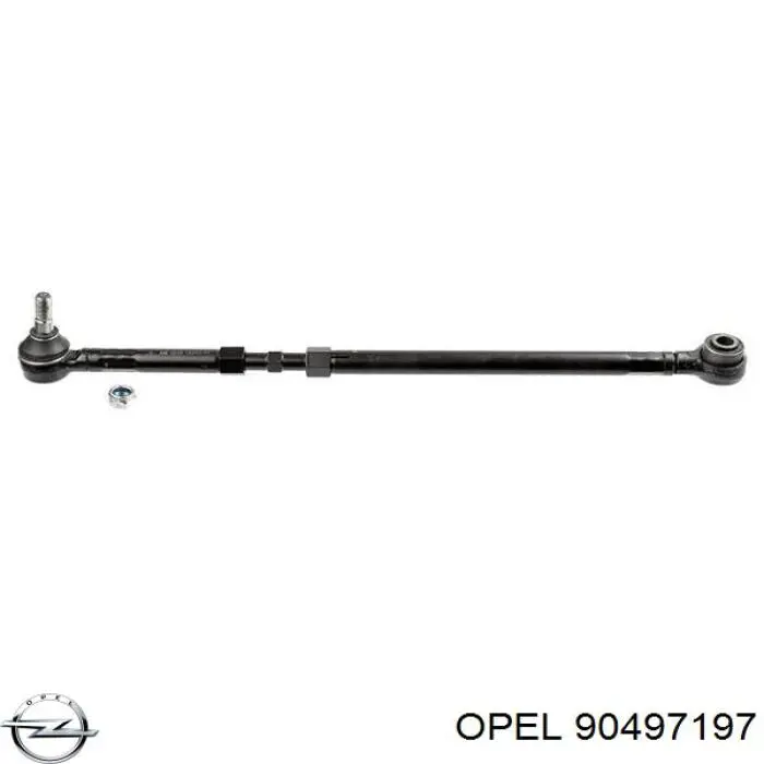 Do koszyka 90497197 Opel Końcówka drążka tylnego (zawieszenie tylne) zewnętrzna