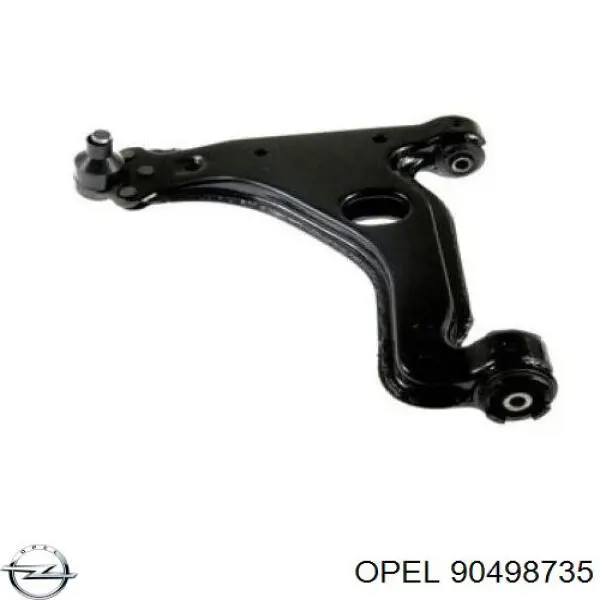 Do koszyka 90498735 Opel Wahacz zawieszenia przedniego dolny lewy