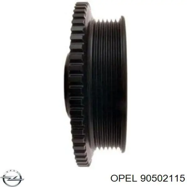 Do koszyka 90502115 Opel Koło pasowe wału korbowego