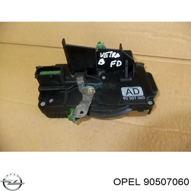 90507060 Opel Zamek drzwi przednich prawych
