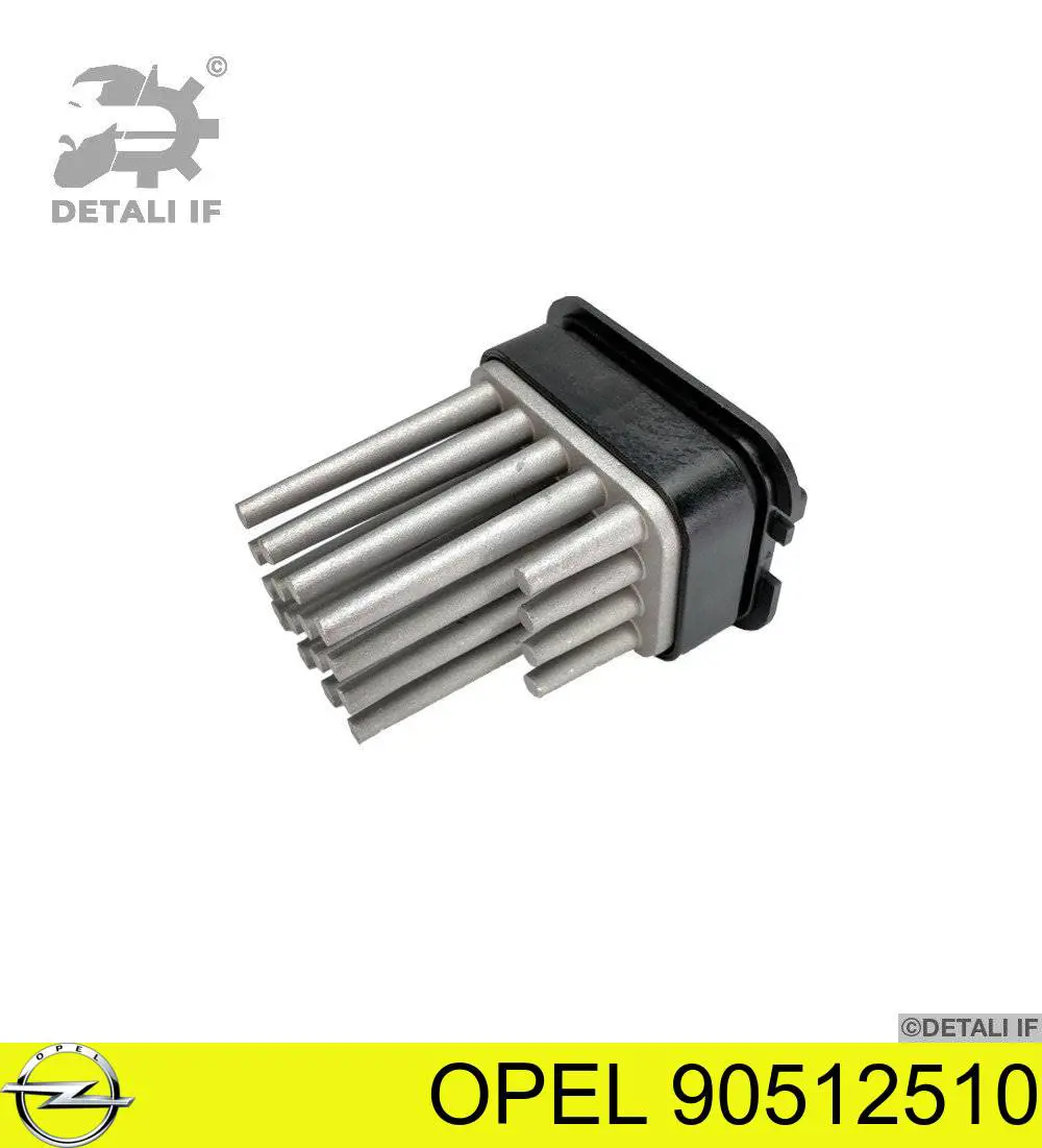 Rezystor wentylatora nagrzewnicy (ogrzewacza kabiny) Opel 90512510 cena, od 47,67 USD