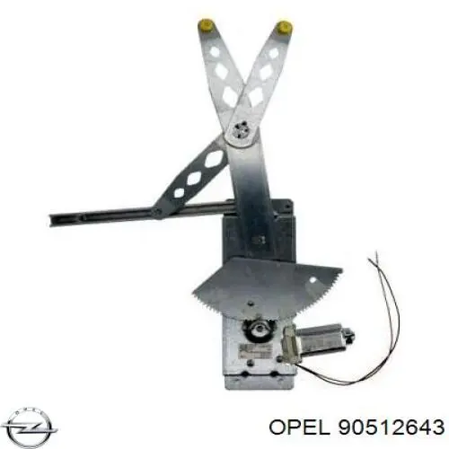 Mechanizm podnoszenia szyby drzwi przednich lewych Opel 90512643 cena, od 120,88 USD