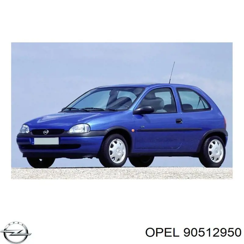 Do koszyka 90512950 Opel Zderzak przedni