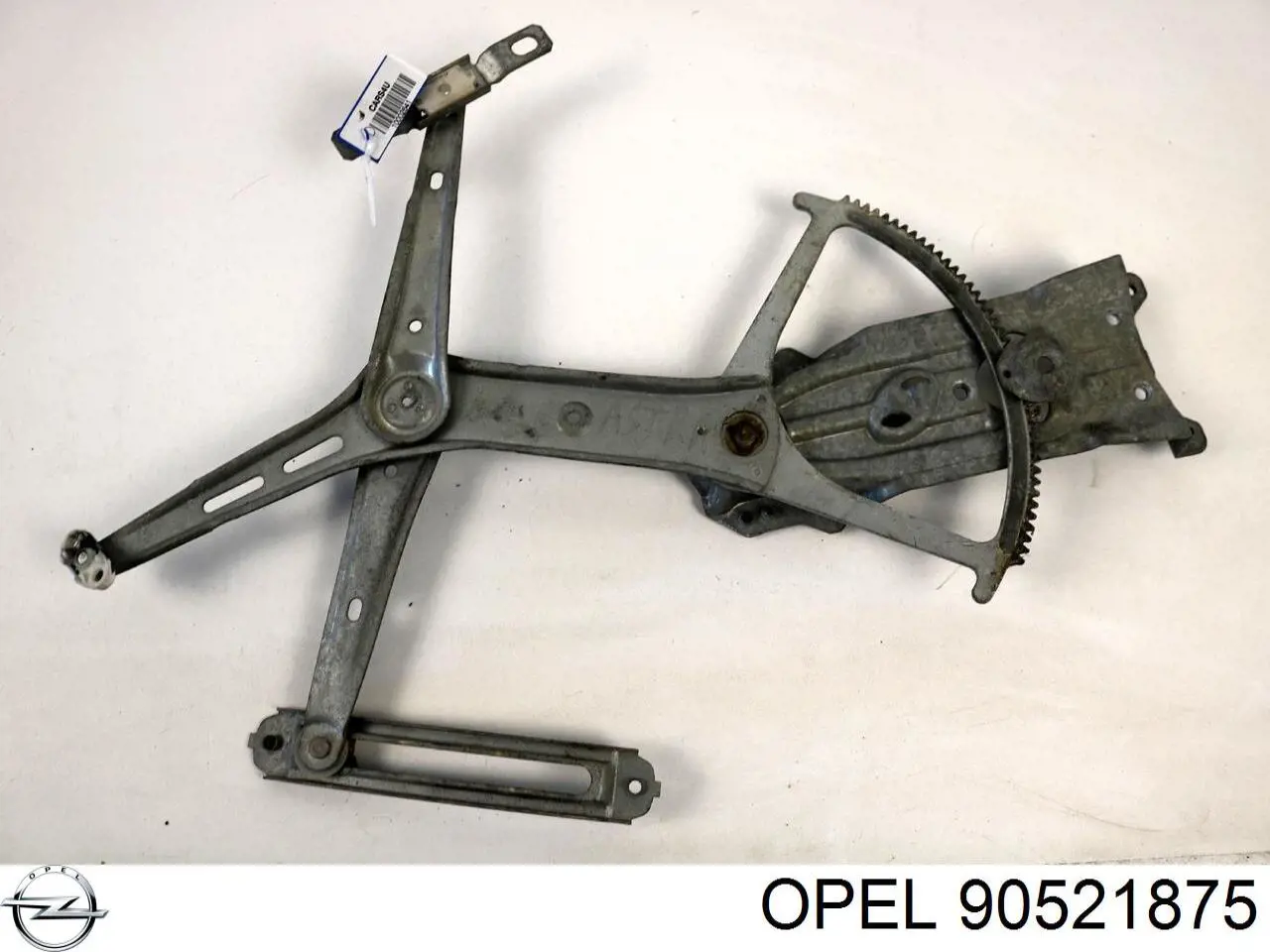 90521875 Opel mechanizm podnoszenia szyby drzwi przednich lewych