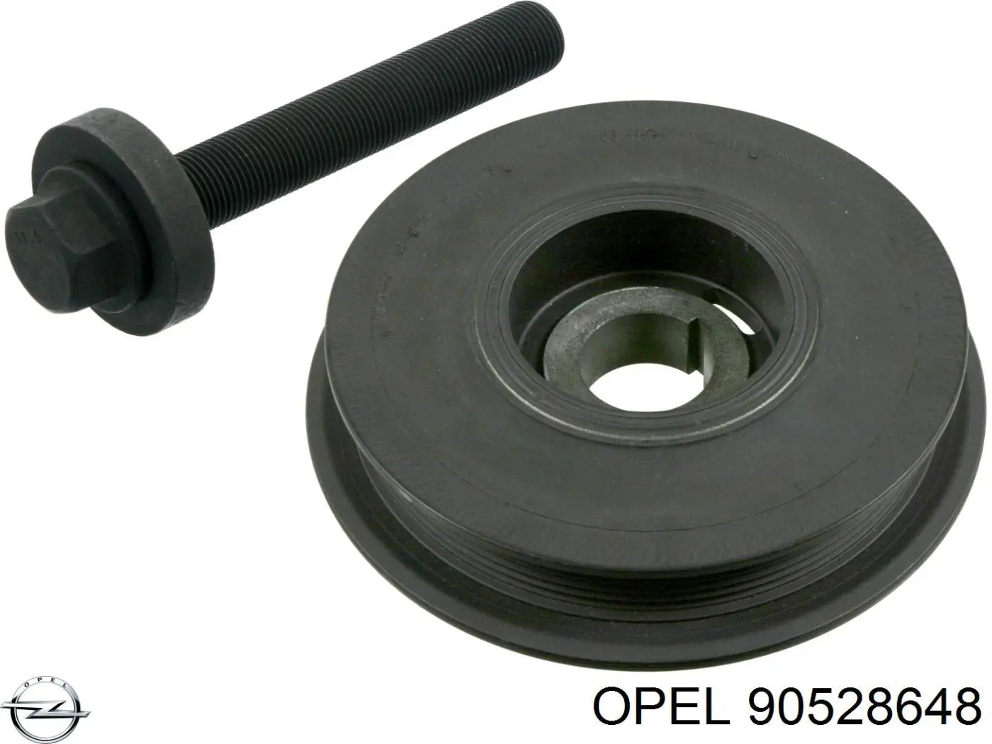 90528648 Opel Koło pasowe wału korbowego