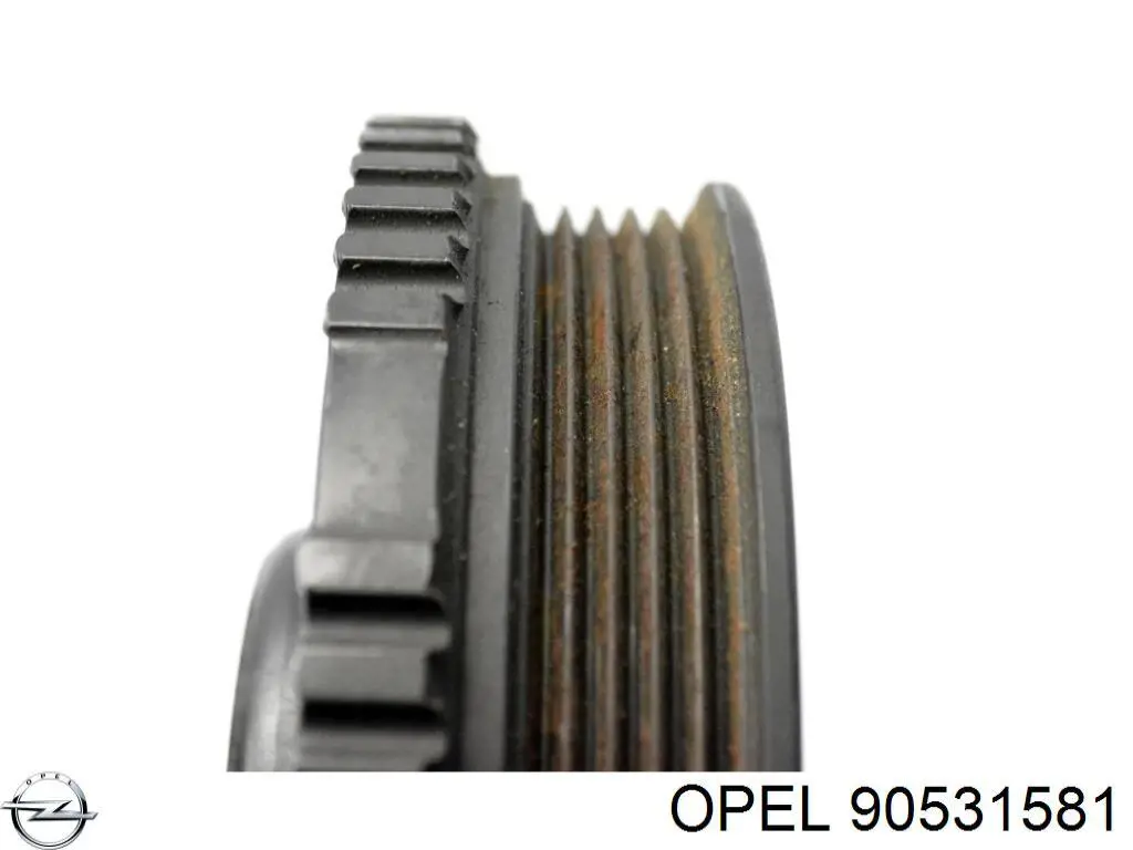 Do koszyka 90531581 Opel Koło pasowe wału korbowego