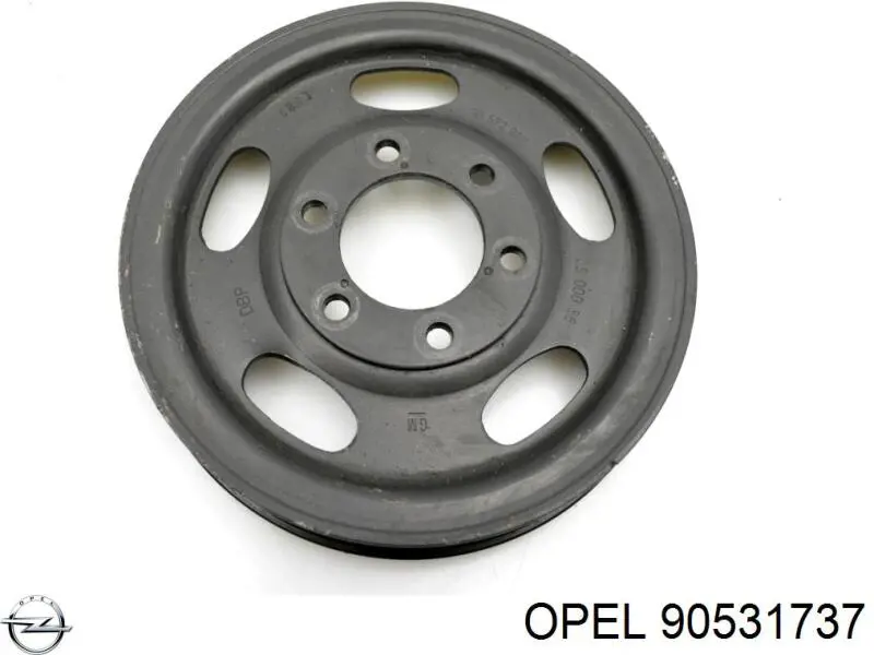 Do koszyka 90531737 Opel Koło pasowe pompy wodnej