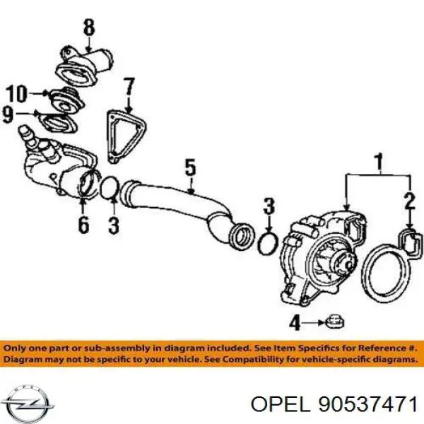 Uszczelka obudowy termostatu General Motors 2000111 cena, od 5,50 USD