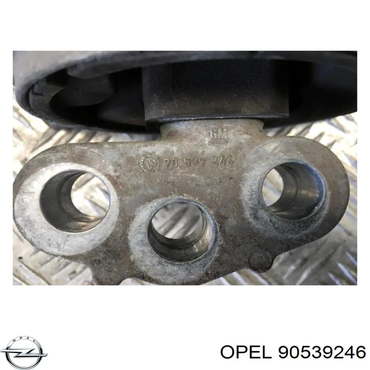 Do koszyka 90539246 Opel Poduszka (podpora) silnika przednia