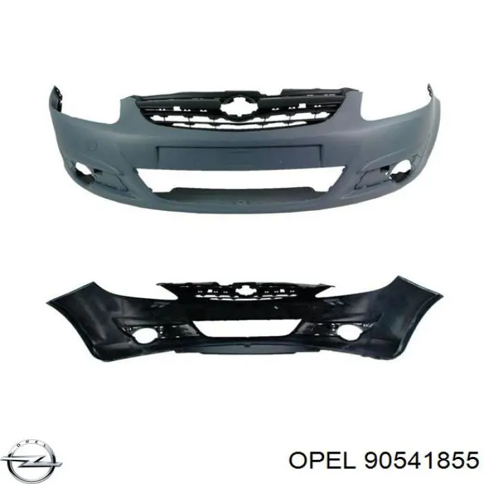 Do koszyka 90541855 Opel Zderzak przedni