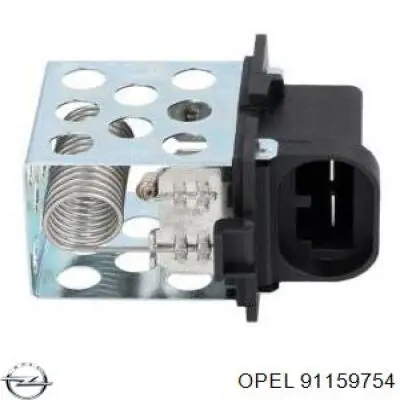 Do koszyka 91159754 Opel Regulator obrotów wentylatora (sterownik)