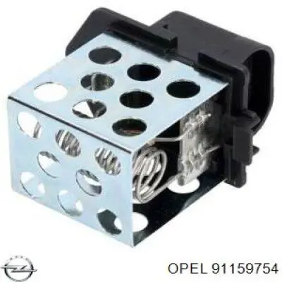 91159754 Opel Regulator obrotów wentylatora (sterownik)