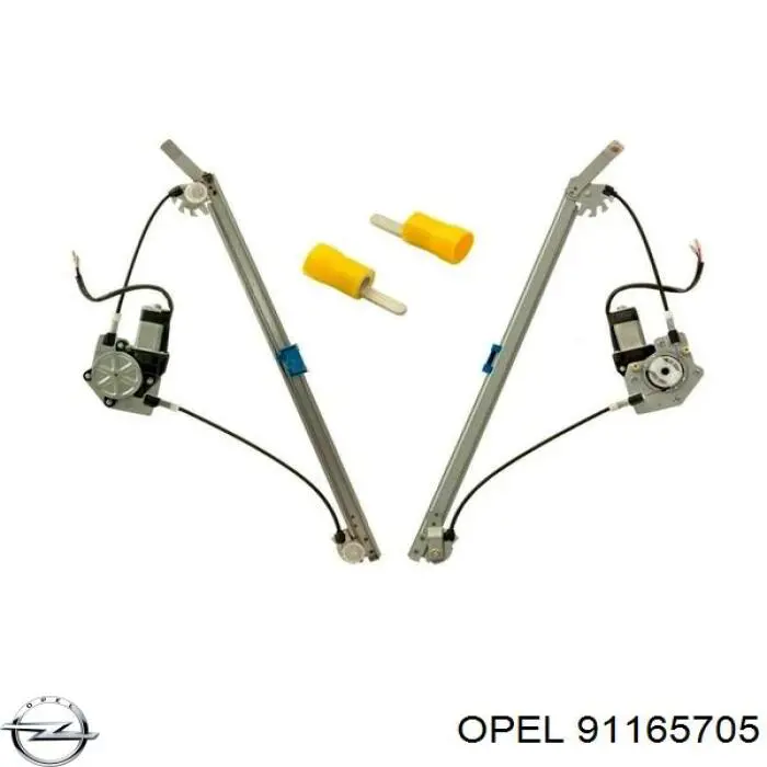 Mechanizm podnoszenia szyby drzwi przednich prawych Opel 91165705 cena, od 117,95 USD