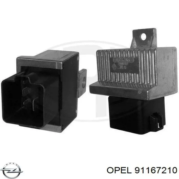 Przekaźnik świec żarowych Opel 91167210