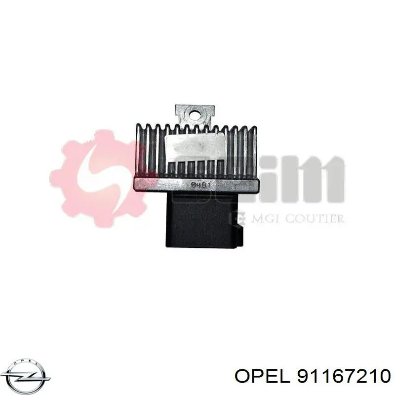 Przekaźnik świec żarowych Opel 91167210 cena, od 39,32 USD