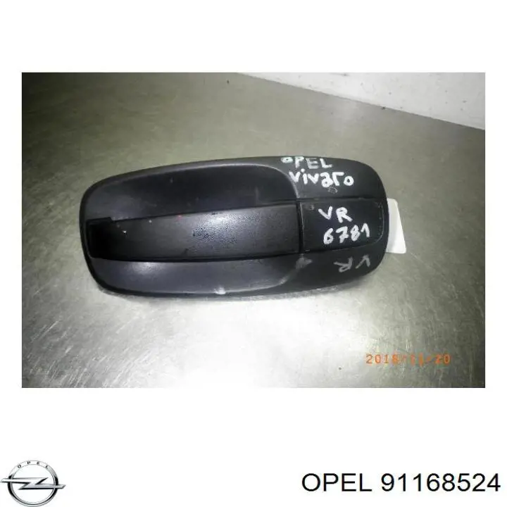 91168524 Opel Klamka drzwi przednich zewnętrzna prawa