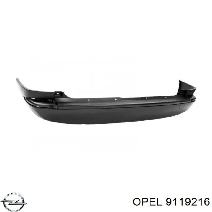 9119216 Opel Zderzak tylny