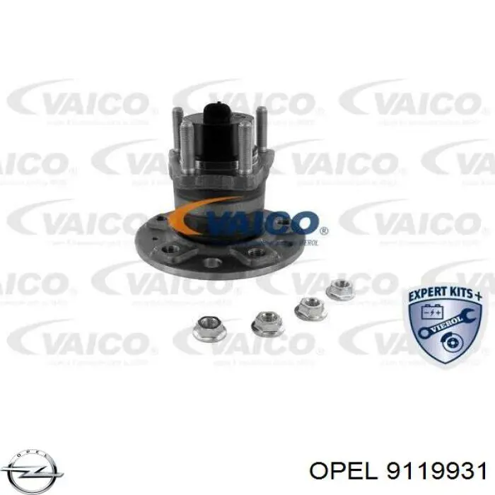 9119931 Opel Piasta tylna