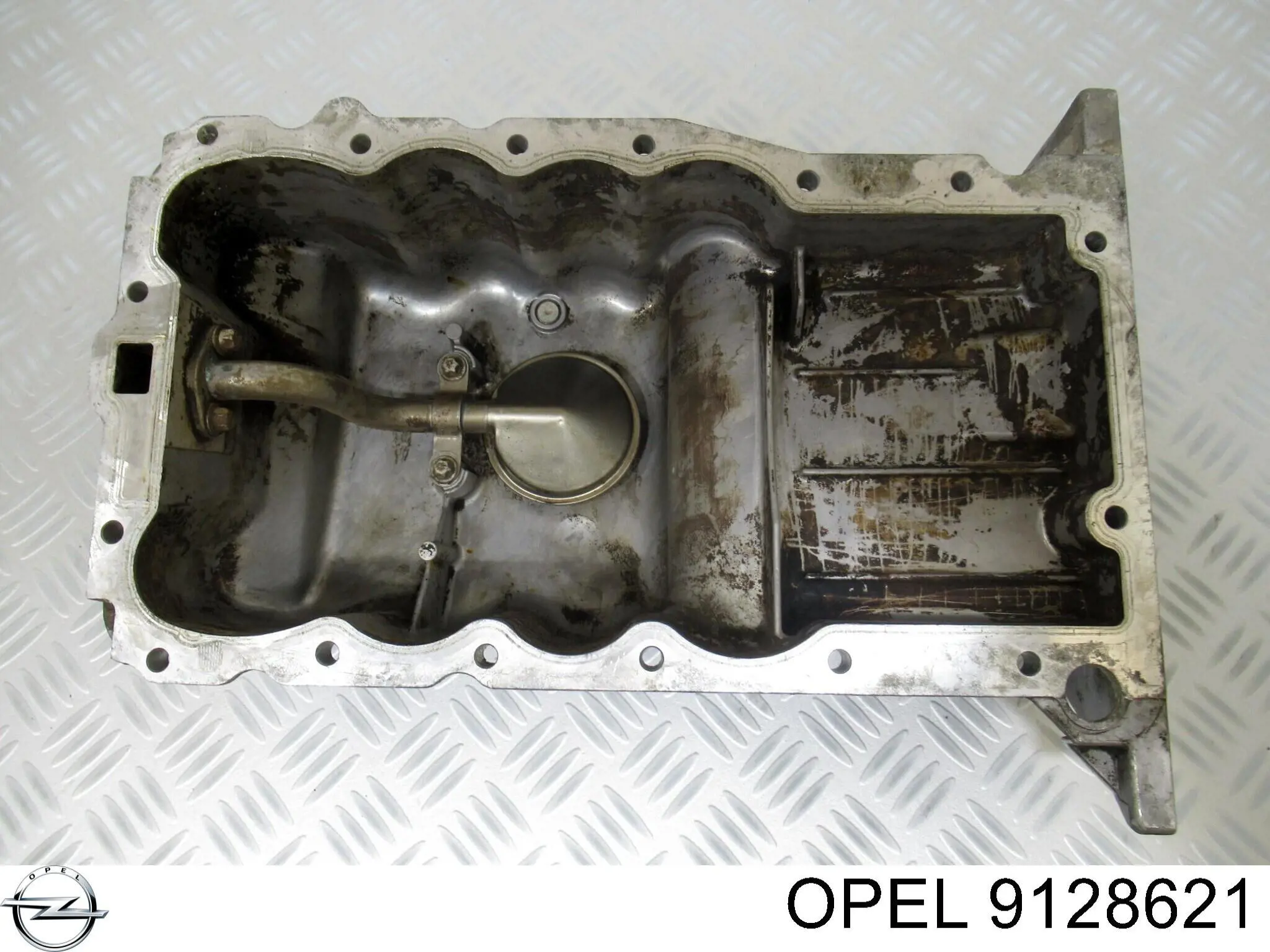 Do koszyka 9128621 Opel Miska olejowa silnika