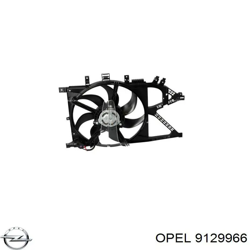 Wentylator elektryczny układu chłodzenia kompletny (silnik+wirnik) Opel 9129966 cena, od 68,10 USD