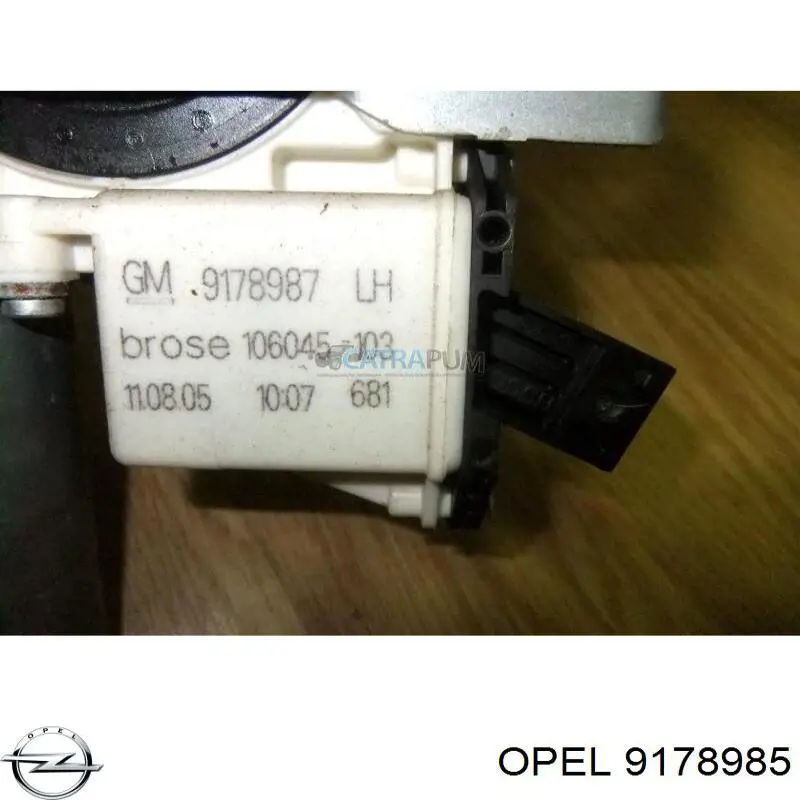 Mechanizm podnoszenia szyby drzwi przednich lewych Opel Vectra C sedana (2002 - 2008) cena, od 63,08 USD