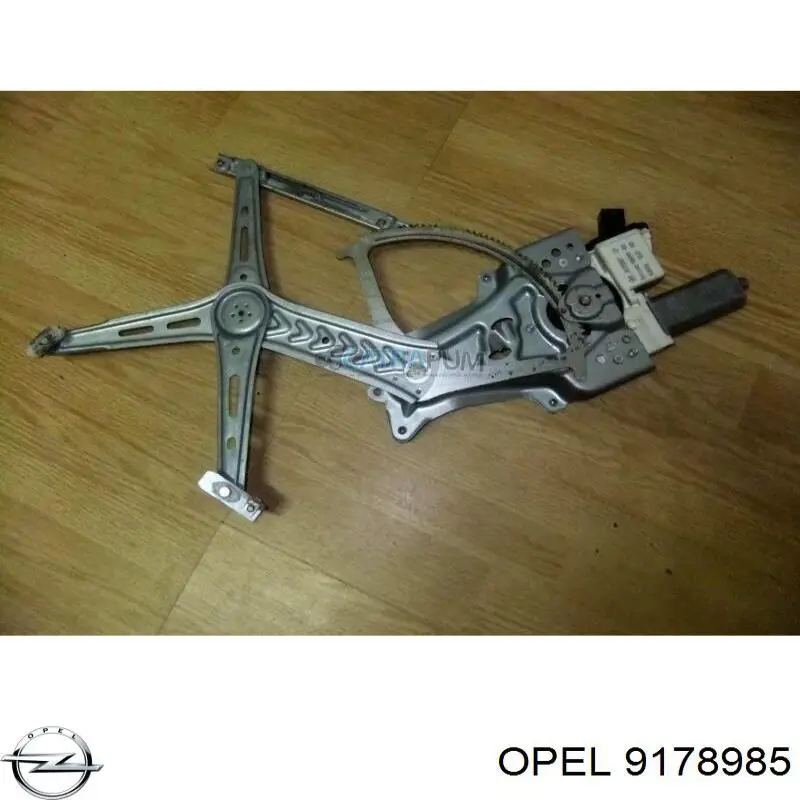 Mechanizm podnoszenia szyby drzwi przednich lewych Opel Vectra C